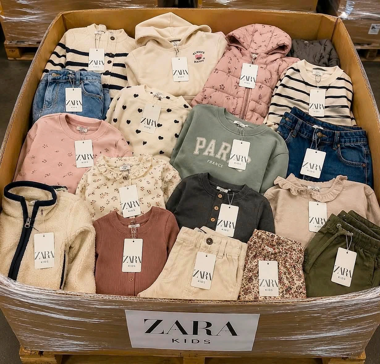 Zara Kids Clothing Pallets