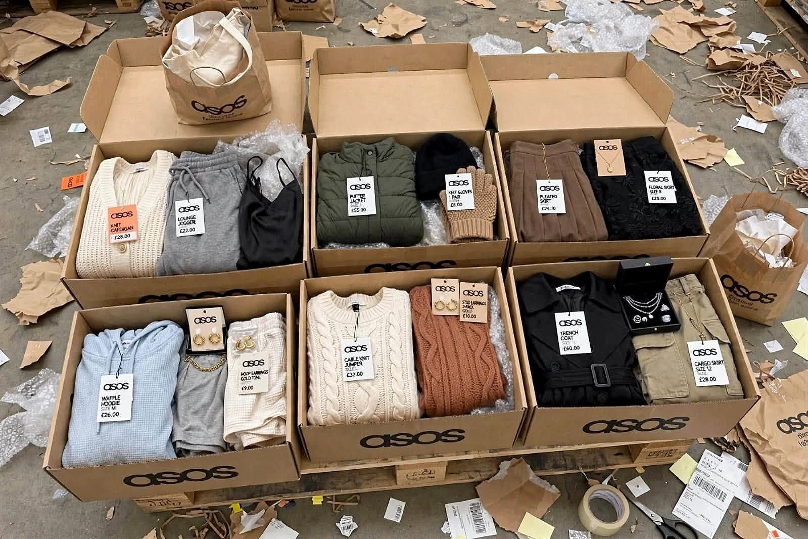 Wholesale ASOS Clothing Pallets